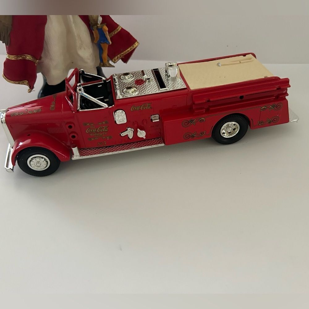 Vintage Ertl Coca-Cola 1955 ward Lafrance Pumper Fire Truck Die Cast # 3447 - Picture 4 of 12